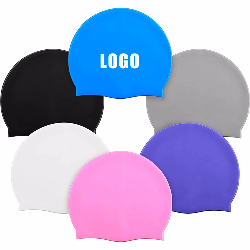 Unisex Silicone Adults Swim Cap