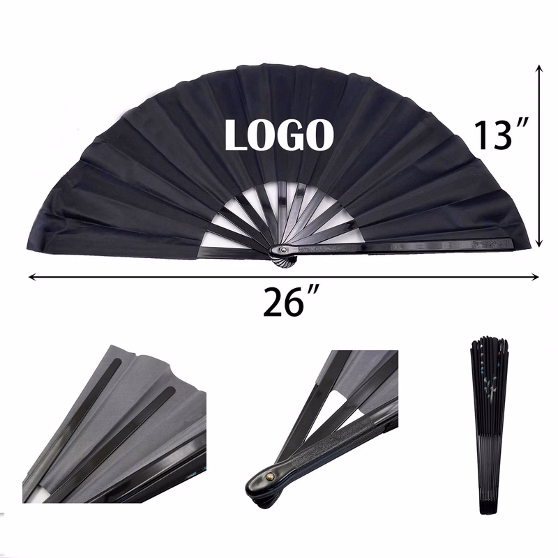 13" Full Color Folding Handheld Fan