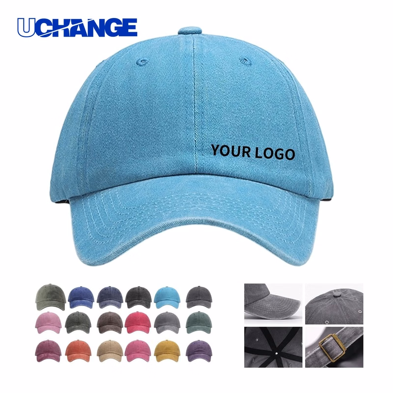 Vintage Washed Baseball Cap Headwear for Daily Wear