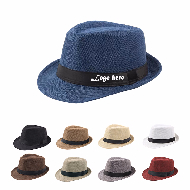 Trendy Breathable Straw Fedora Hat