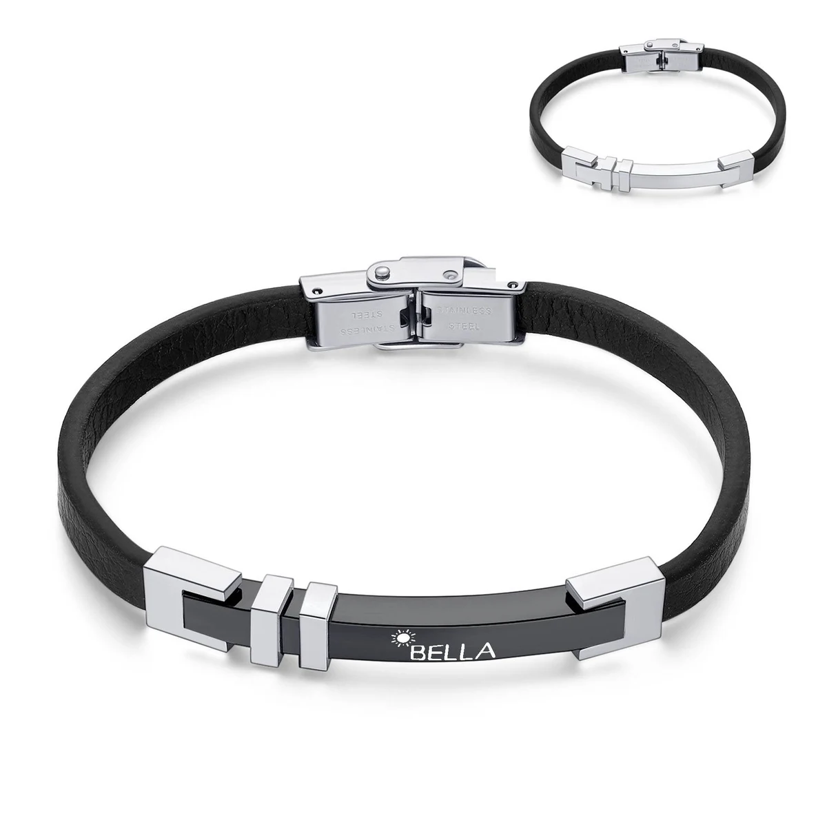 Men's versatile leather bracelet 1