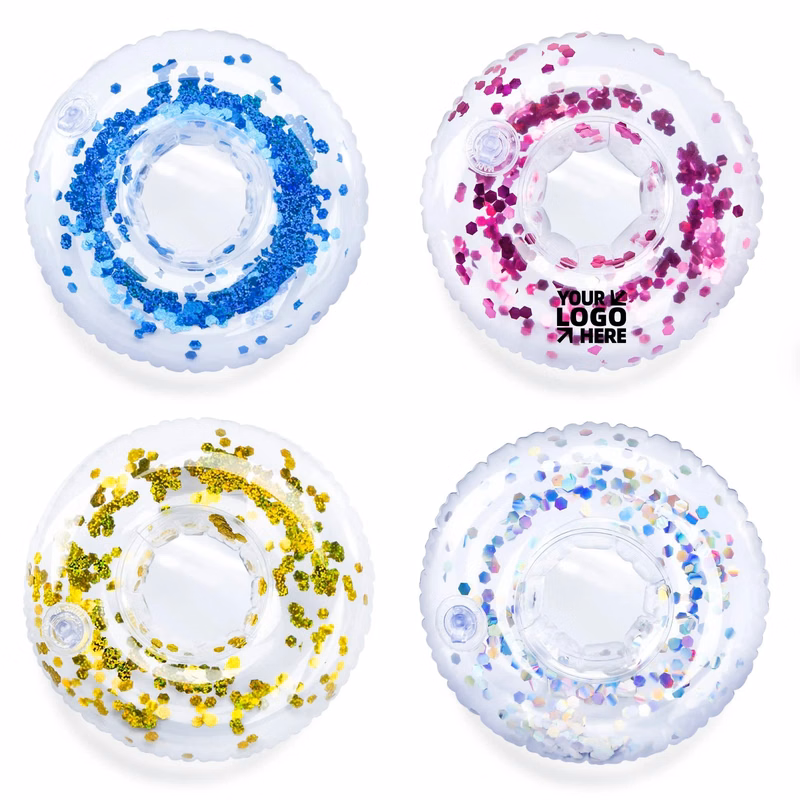 Sparkling Confetti Drink Pool Floats Cup Holder