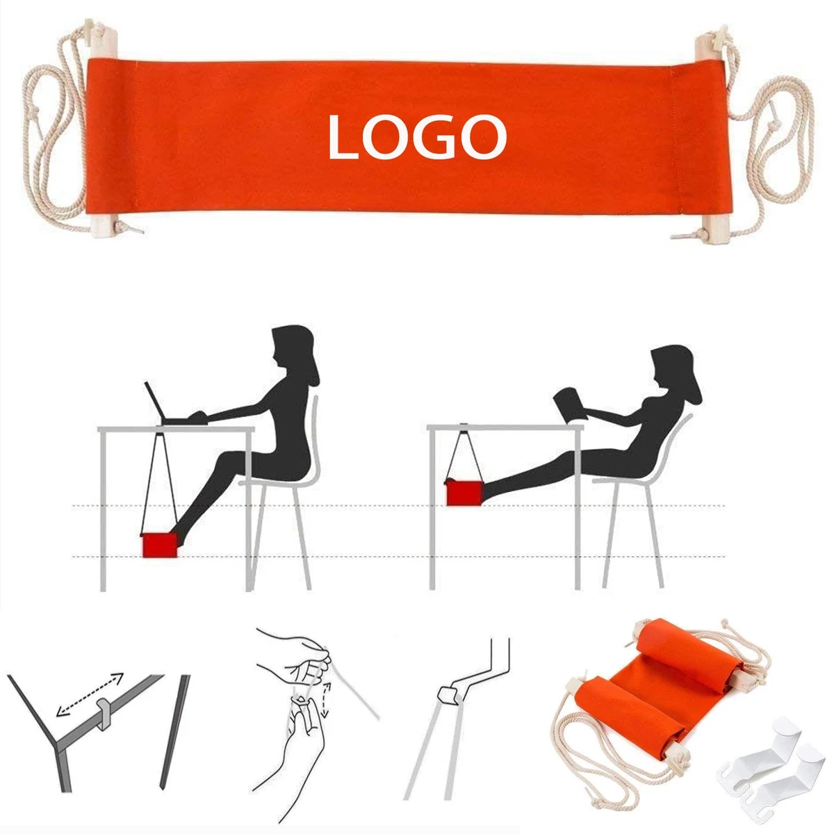 Portable Adjustable Mini Feet Hammock 1