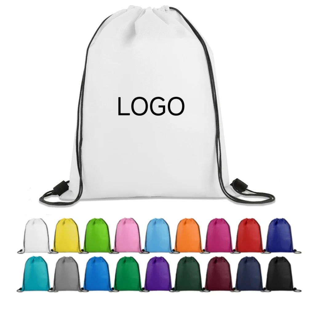 Non-Woven Drawstring Cinch Backpack (14" W x 18" H) 1