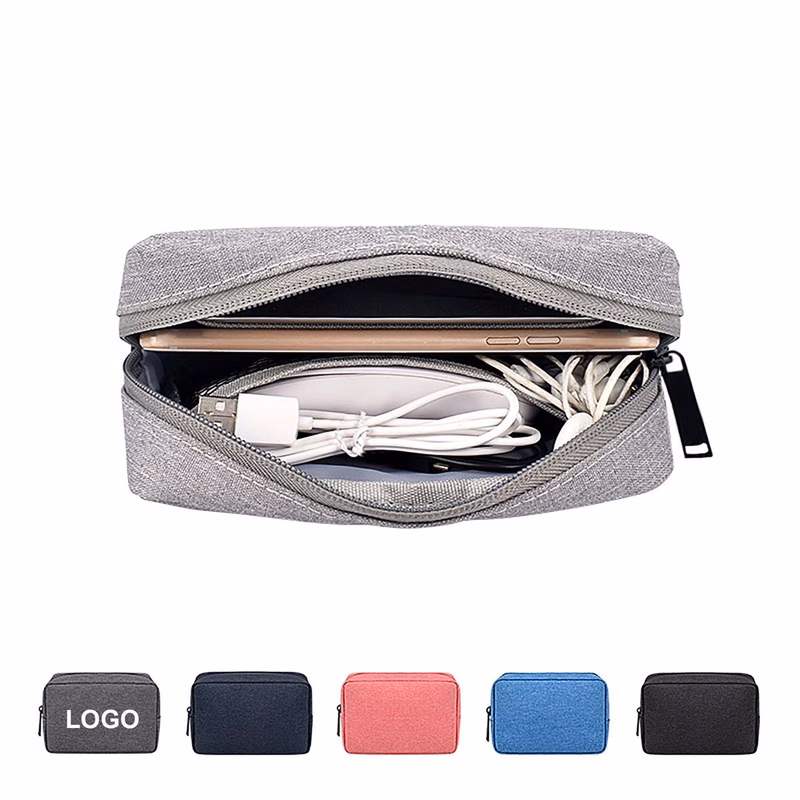 Canvas Zipper Organizer Bag