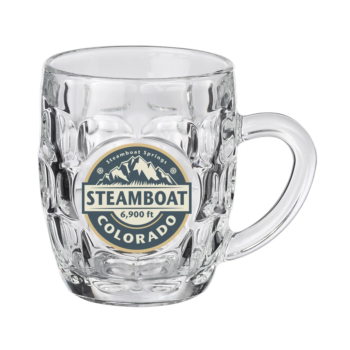 10 oz. Arc® Classic Dimpled Beer Mug (Full Color Imprint) 1
