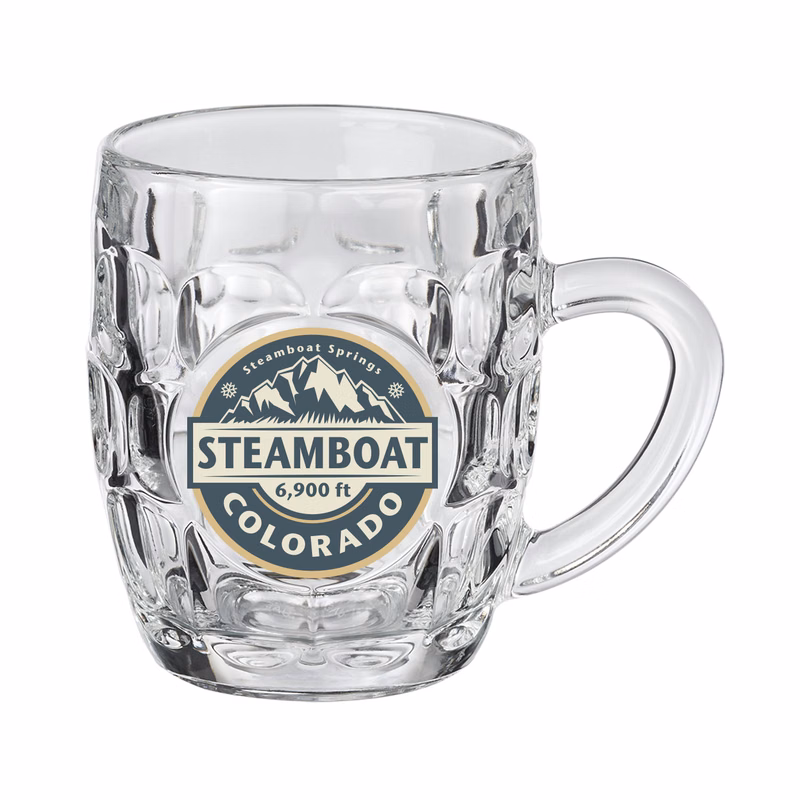 10 oz. Arc® Classic Dimpled Beer Mug (Full Color Imprint)