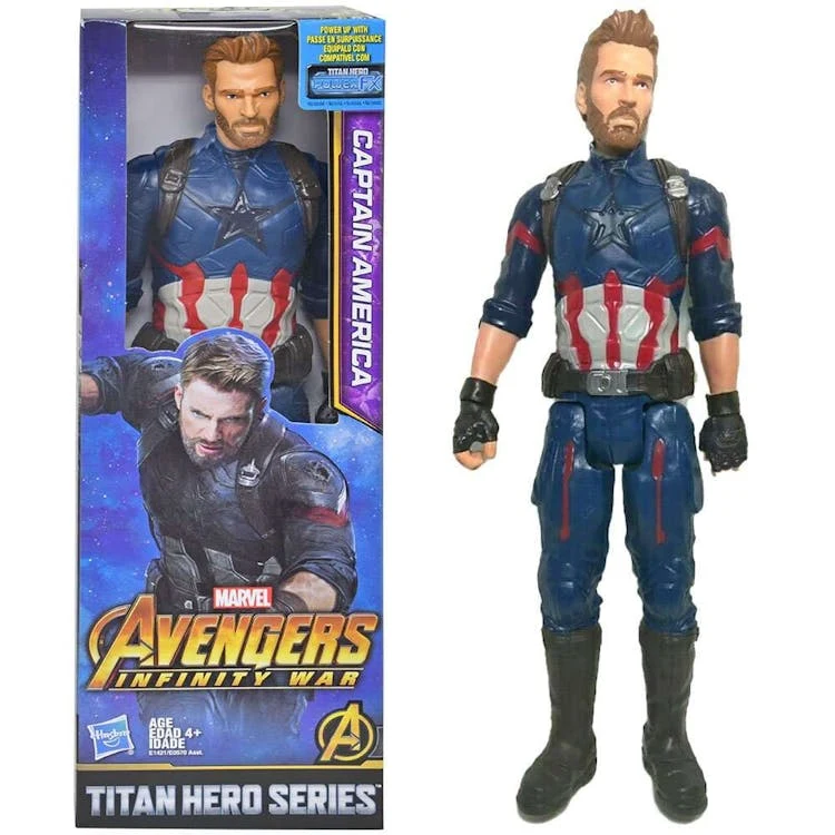 Marvel Captain America Titan Hero Series Action Figure 12" 1