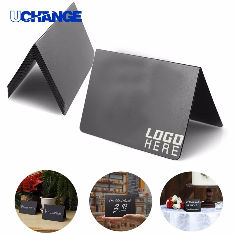 Rewritable PVC Desktop Nameplate