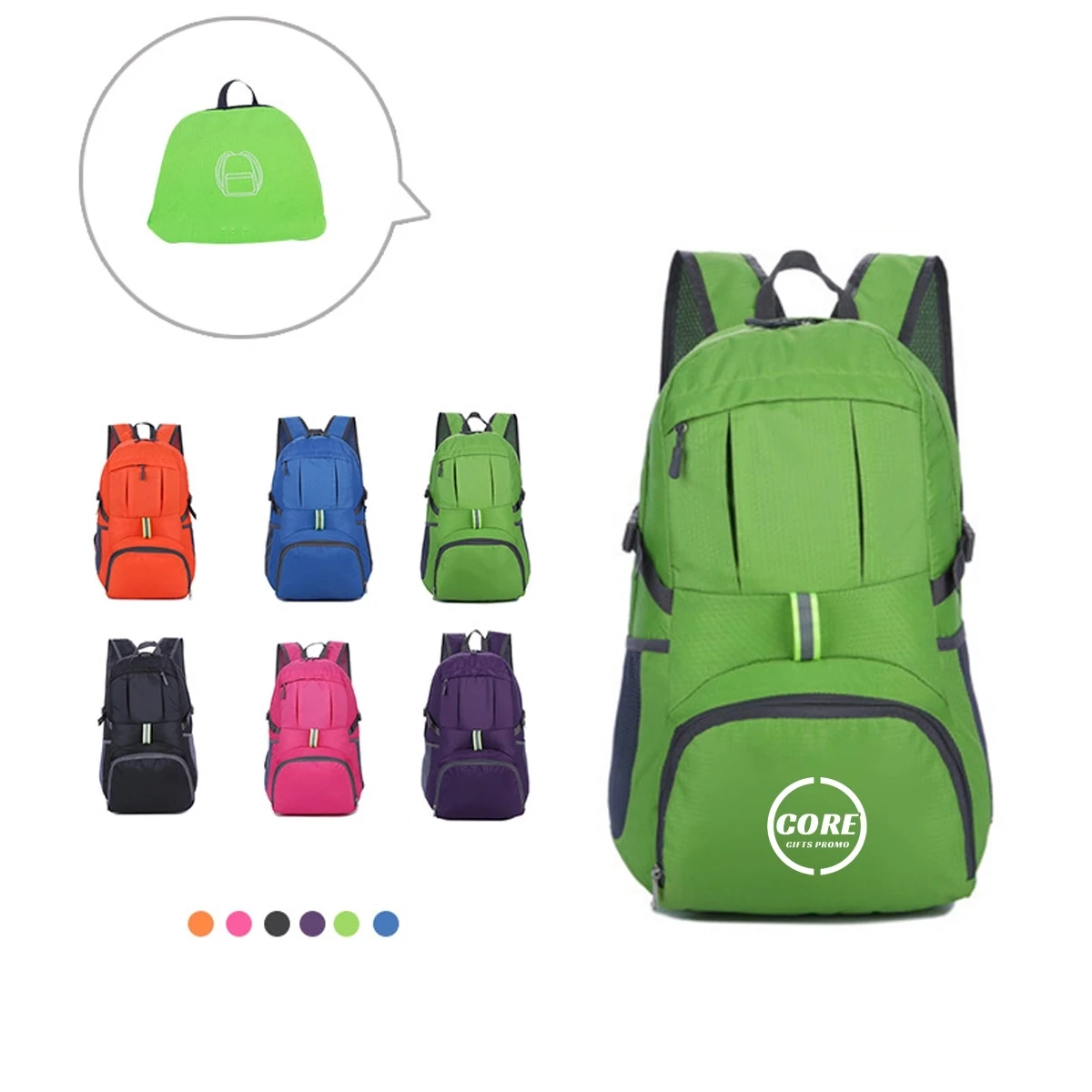 35L Lightweight Daypack Foldable Backpack For Travel 1