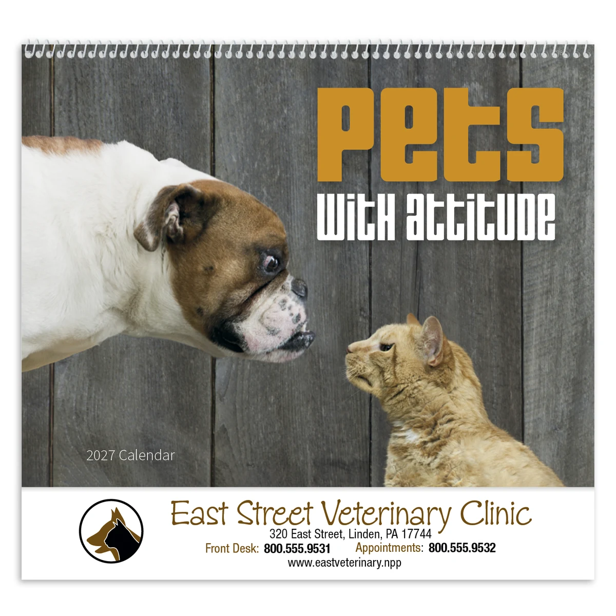 Good Value™ Pets with Attitude - Spiral Calendar 1