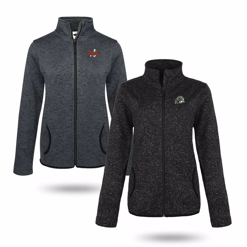 Full-Zip Women's Sweater Fleece Jacket
