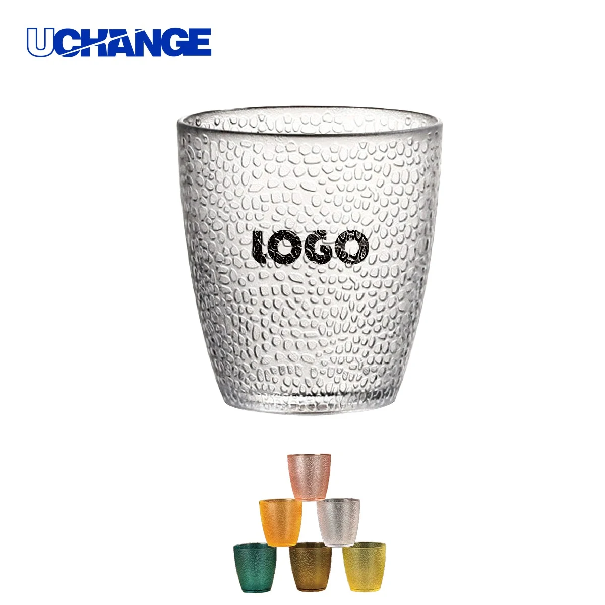 Acrylic Plastic Drinking Cup Container (7 Oz) 1