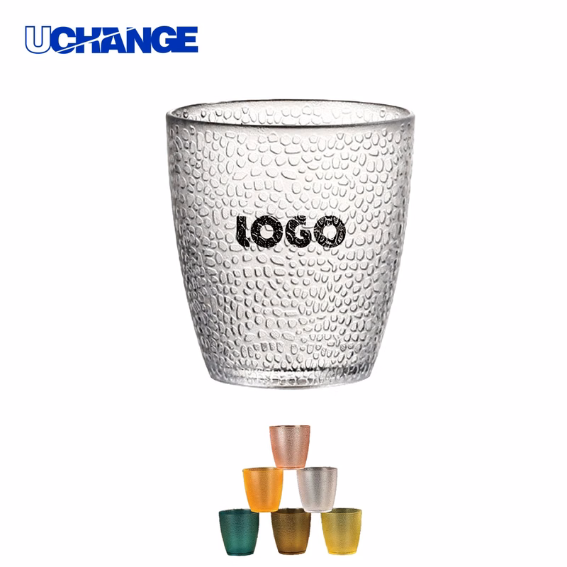 Acrylic Plastic Drinking Cup Container (7 Oz)