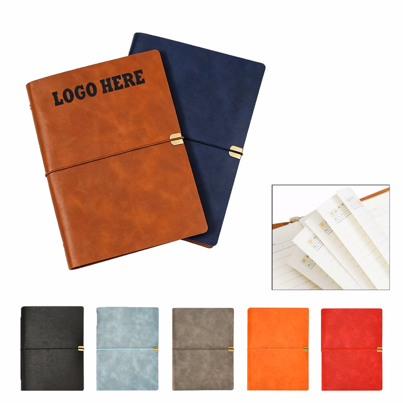 Vintage Leather Unbound Note Folio