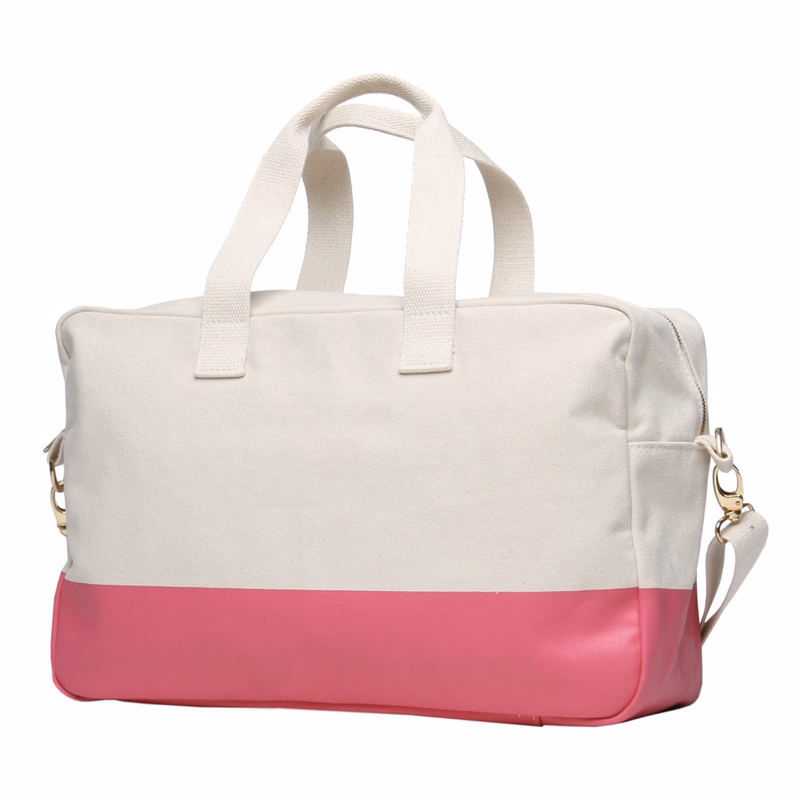 18 Oz. Super Heavyweight Natural Color Block Duffle
