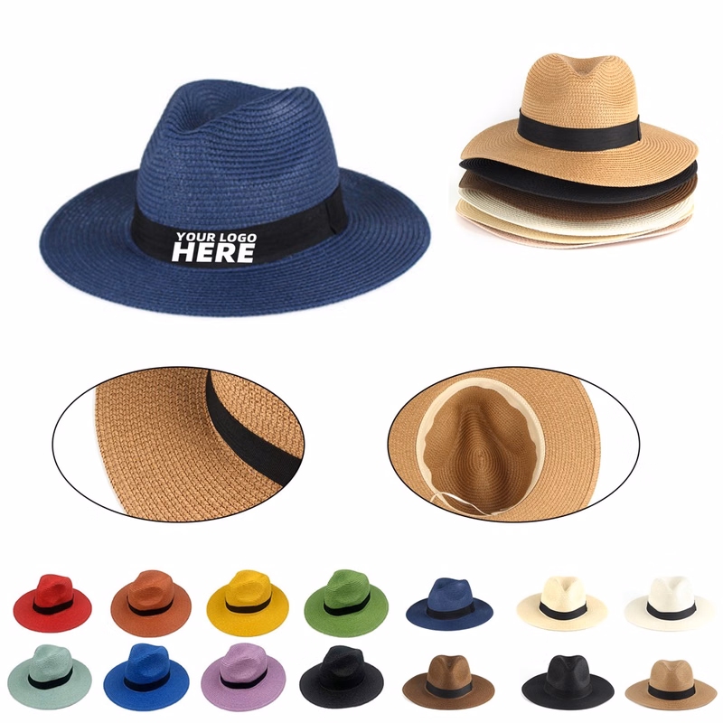 Wide Brim Straw Panama Hat 