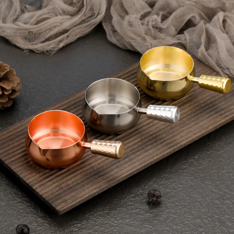 Stainless Steel Sauce Cup With Handle 1