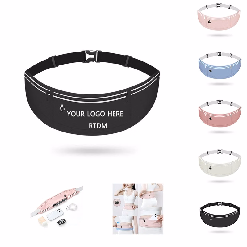 3 Pockets Waterproof Reflective Sport Waist Bag