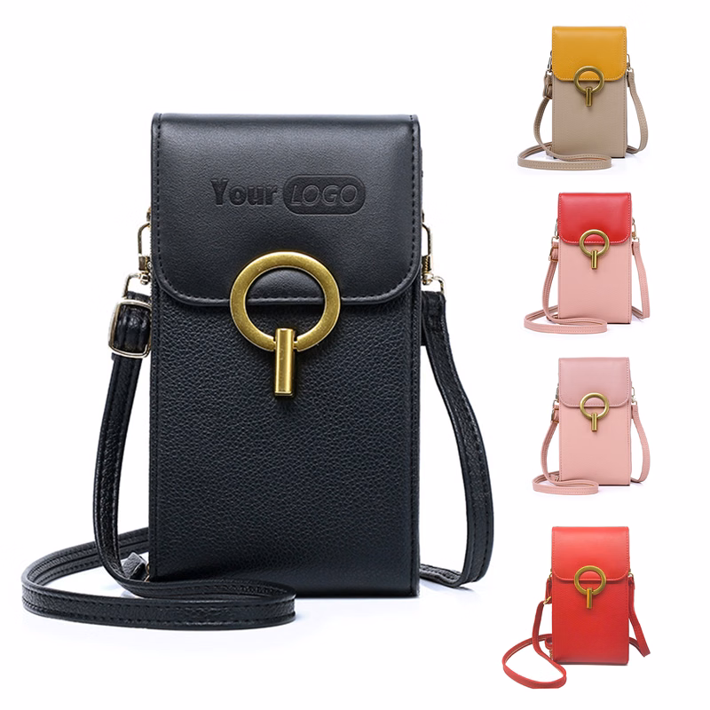 PU Cross Body Cell Phone Purse