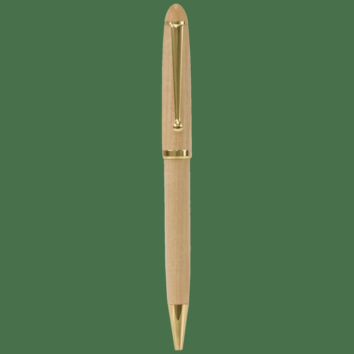 Wide Maple Ballpoint Pen 1
