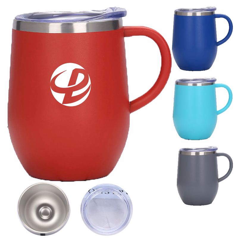 Stainless Steel Triple Can Cooler Bottle with Lid for 12 oz