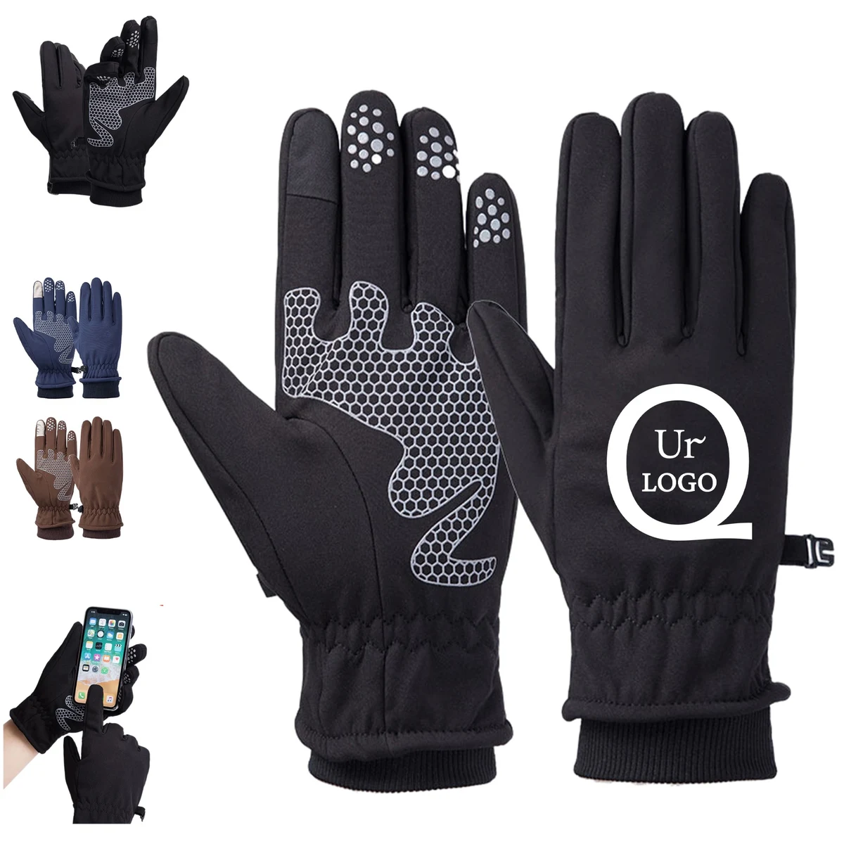 Touchscreen Outdoor Fleece Ski Gloves 1