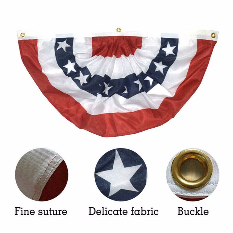 Traditional USA Pleated Fan