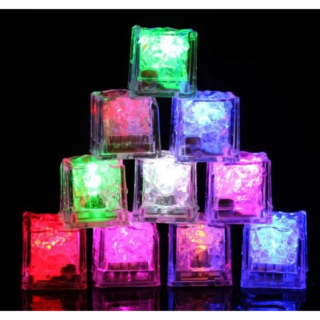 LED Light Up Ice Cube Decor 1