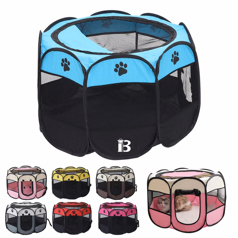 Folding Portable Pet Enclosure, Waterproof for Animals