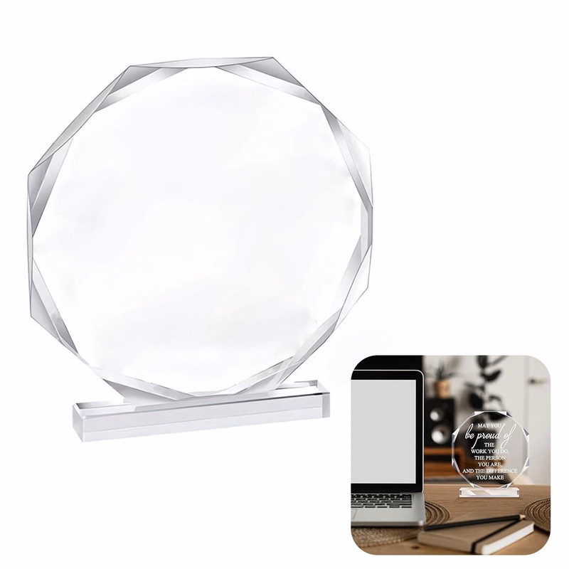 Round Acrylic Trophy