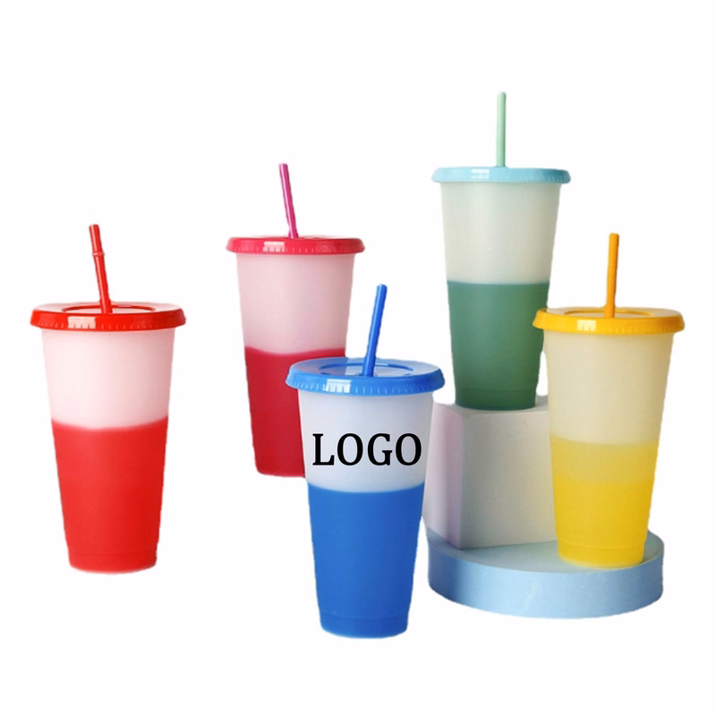 27 Oz. Color Changing Stadium Straw Cup