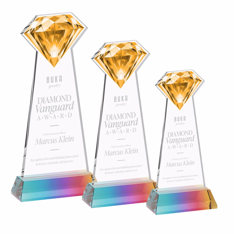 Gemstone Award on Hartford Base - Prismatic