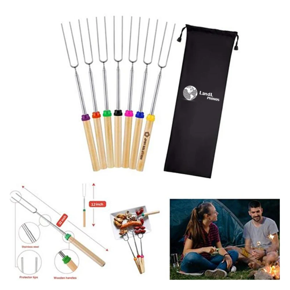 Telescoping Smores BBQ Forks 1