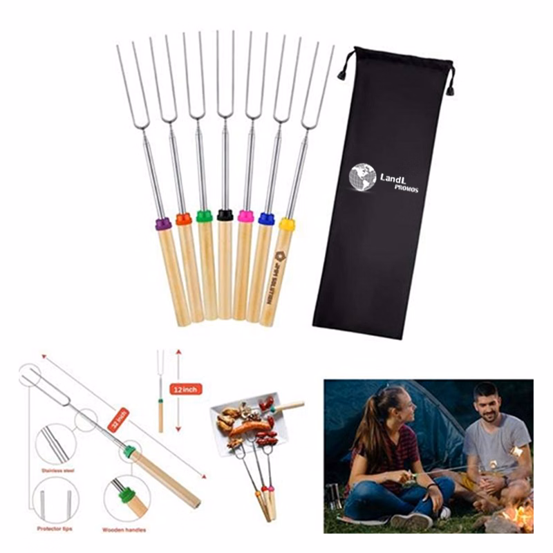 Telescoping Smores BBQ Forks