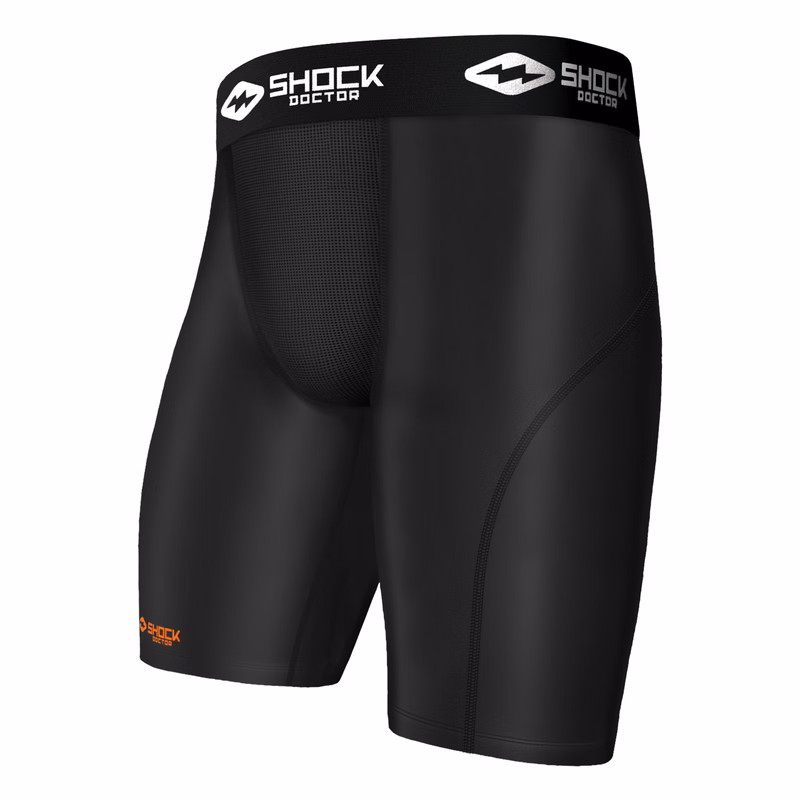 CompShor w/CupPkt Blk