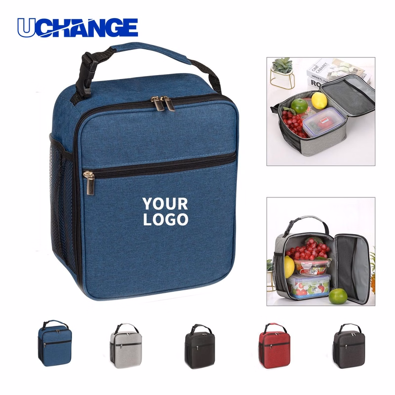 Oxford Cloth Insulated Lunch Cooler Tote