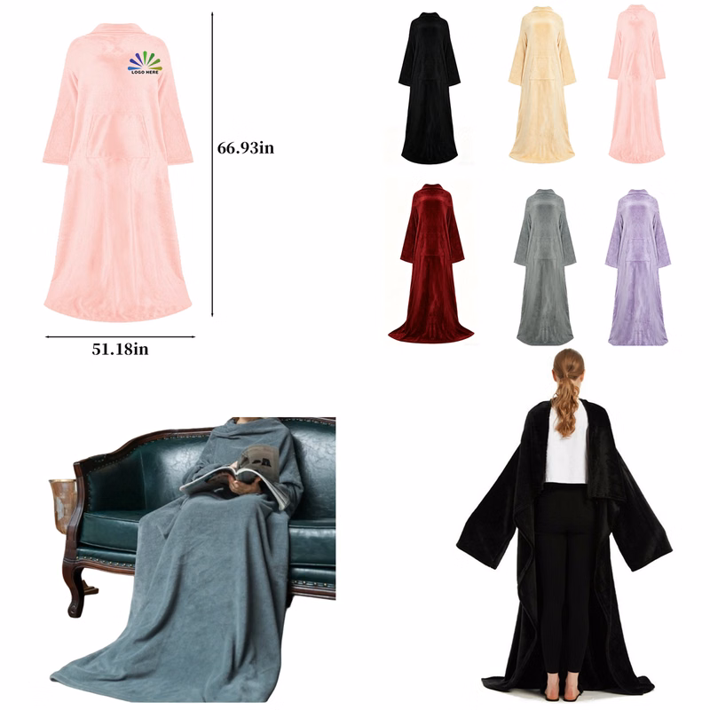 Warm Loungewear Blanket For Home Use