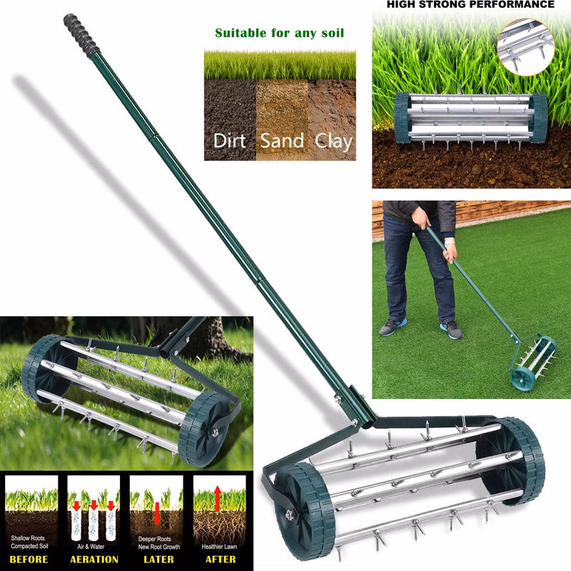 Rolling Lawn Aerator