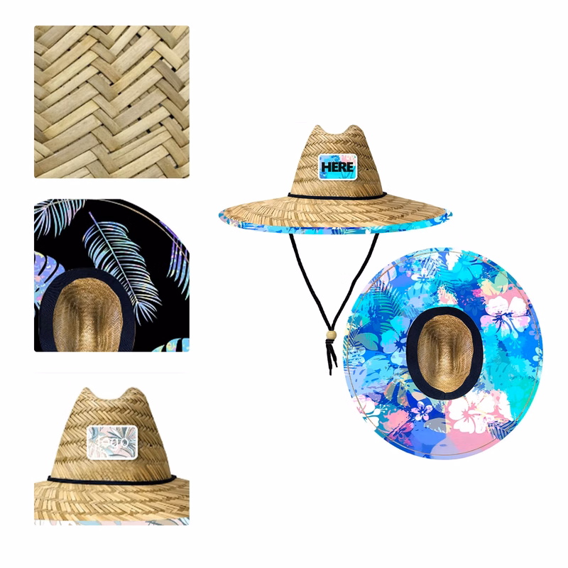 MOQ50 Sun Protection Straw Lifeguard Hat