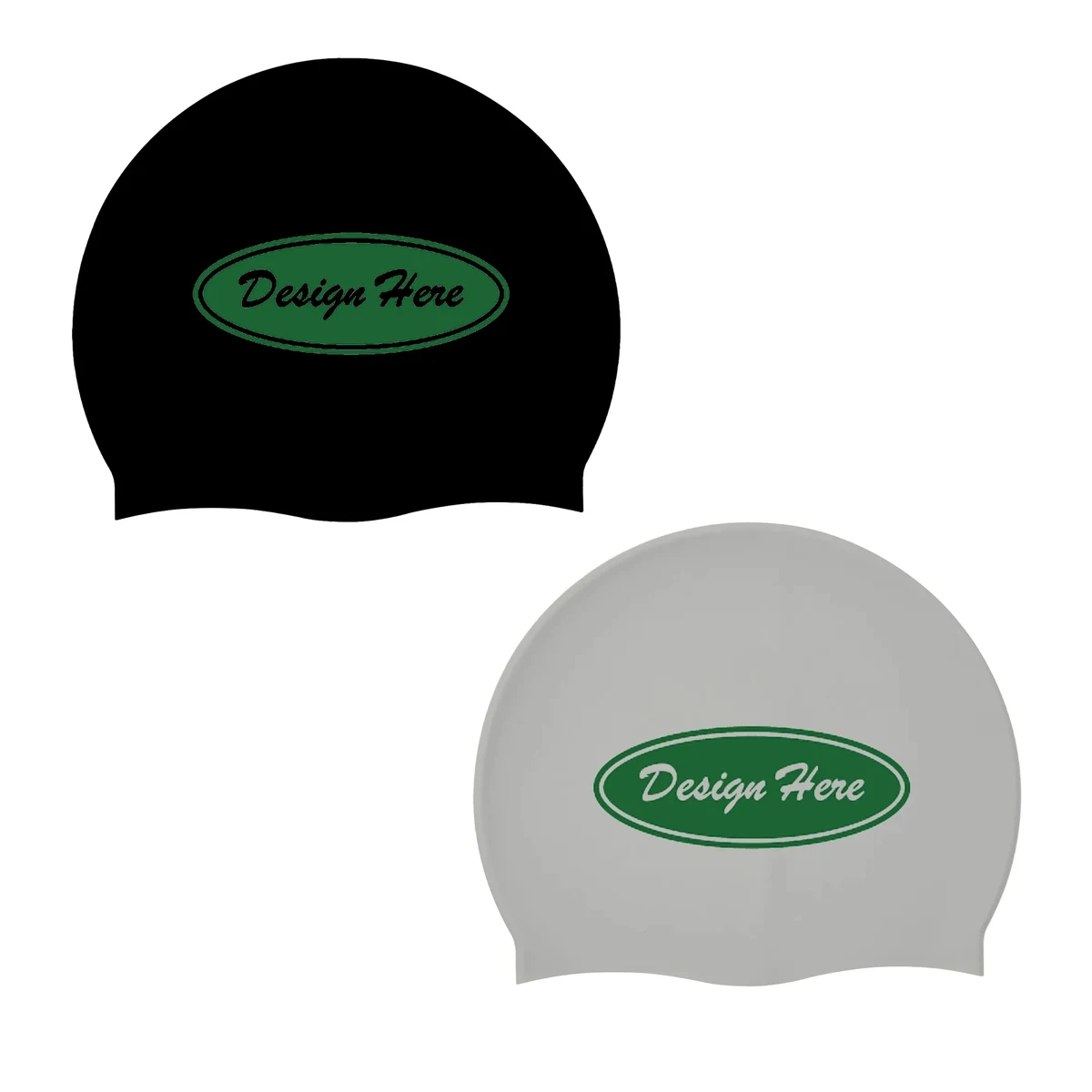 Unisex-Adult Silicone Swimming Cap 1
