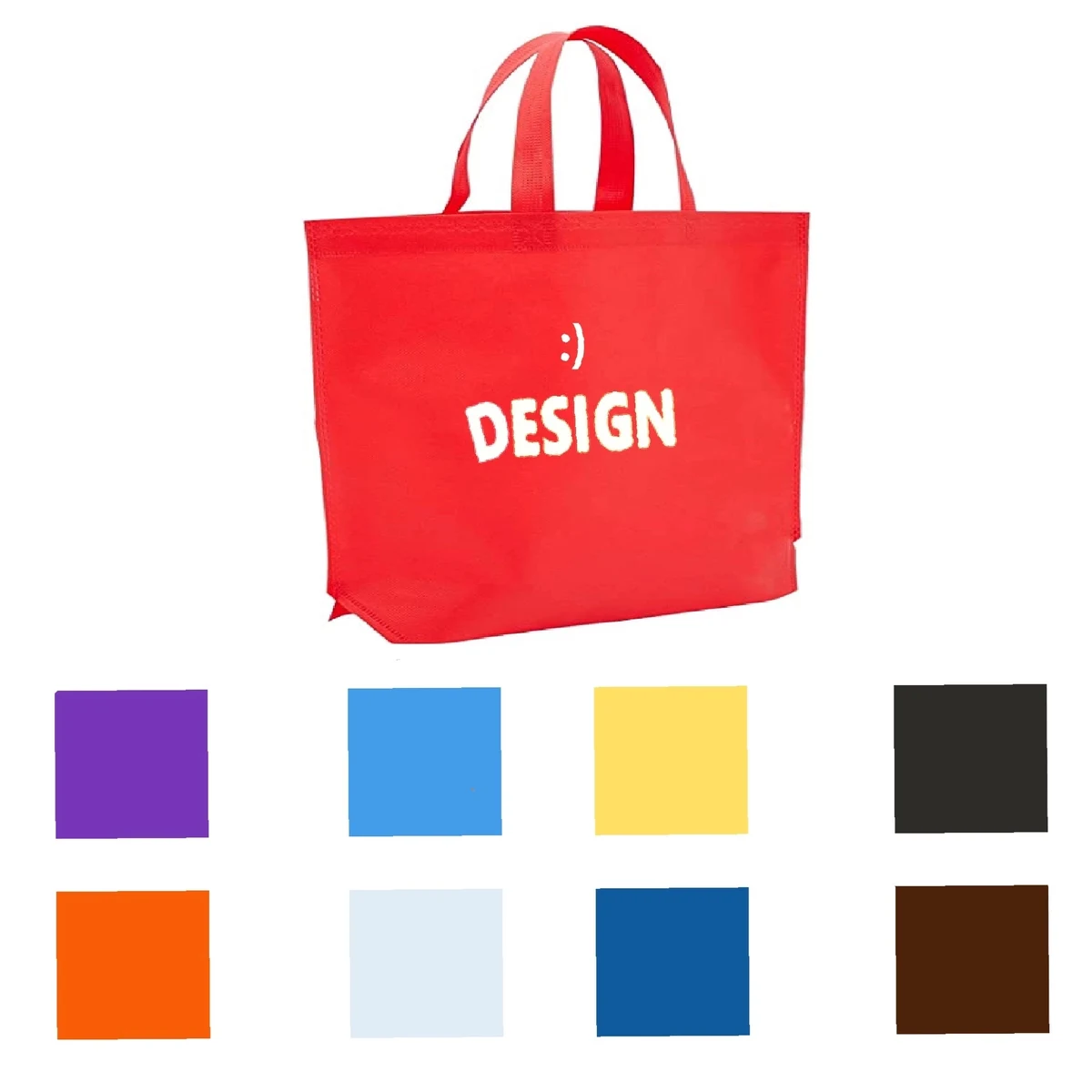 Middle Size Non-Woven Tote Bags MOQ 50PCS 1