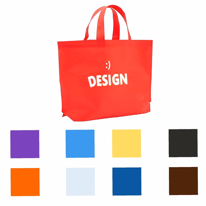 Middle Size Non-Woven Tote Bags MOQ 50PCS