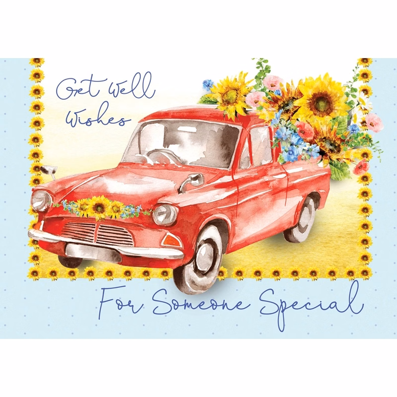 Truckload of Wishes Get Well Cards