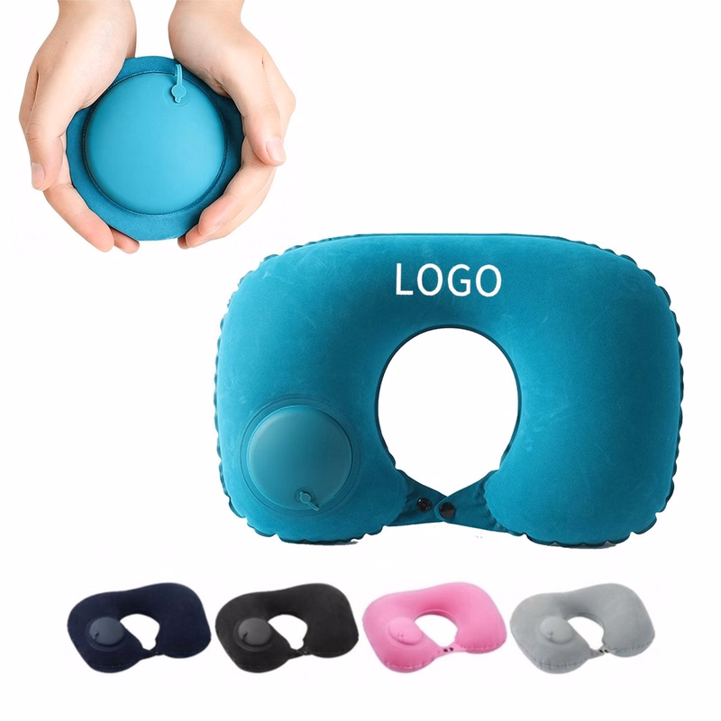 Portable Inflatable U-Shaped Neck Pillow