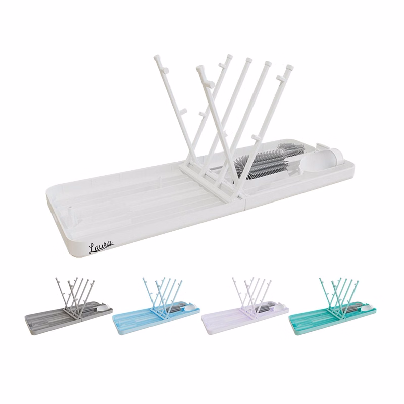 6 in 1 Foldable Silicone Baby Bottle Cleaning Kit