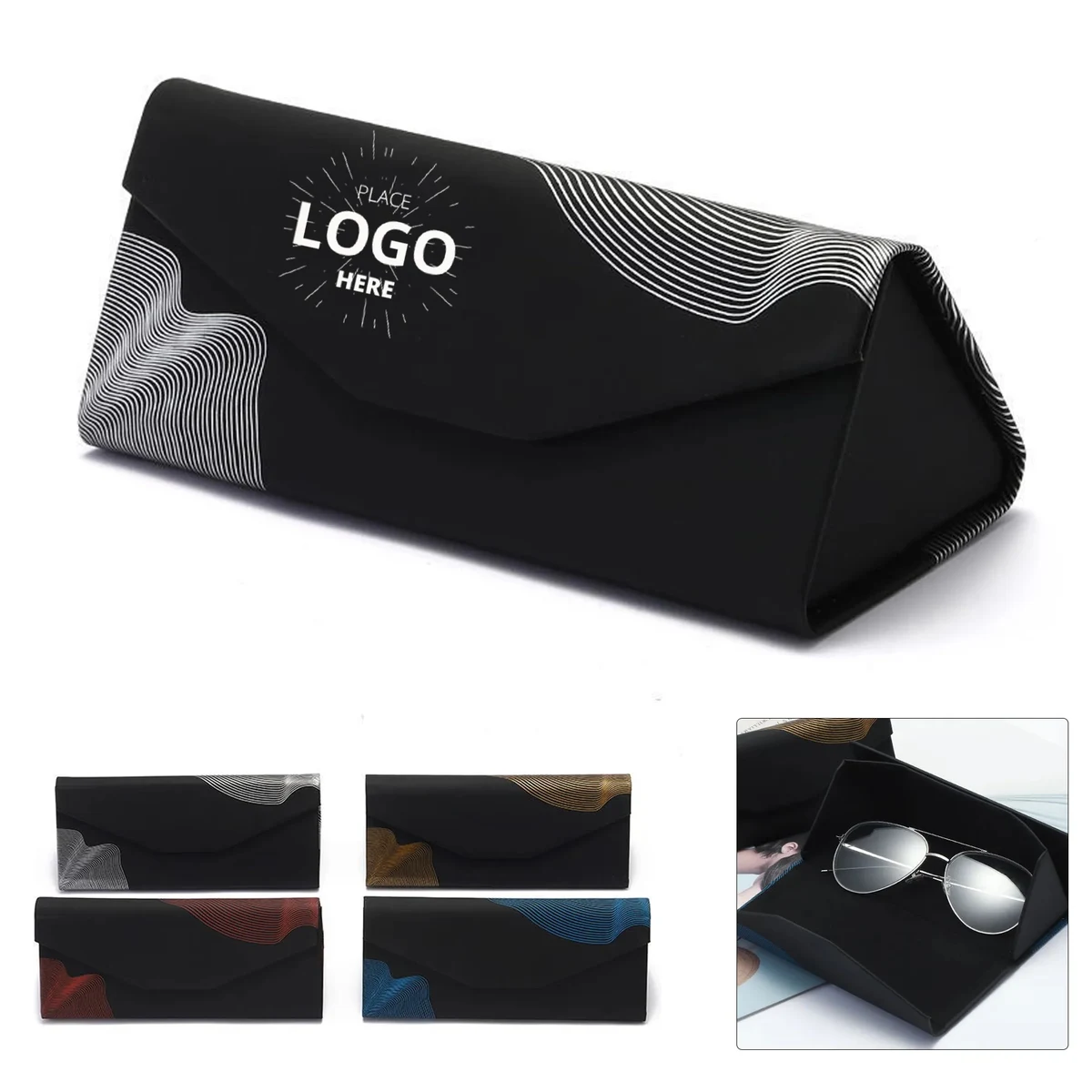 Triangle Folding Eyeglass Organizer 1
