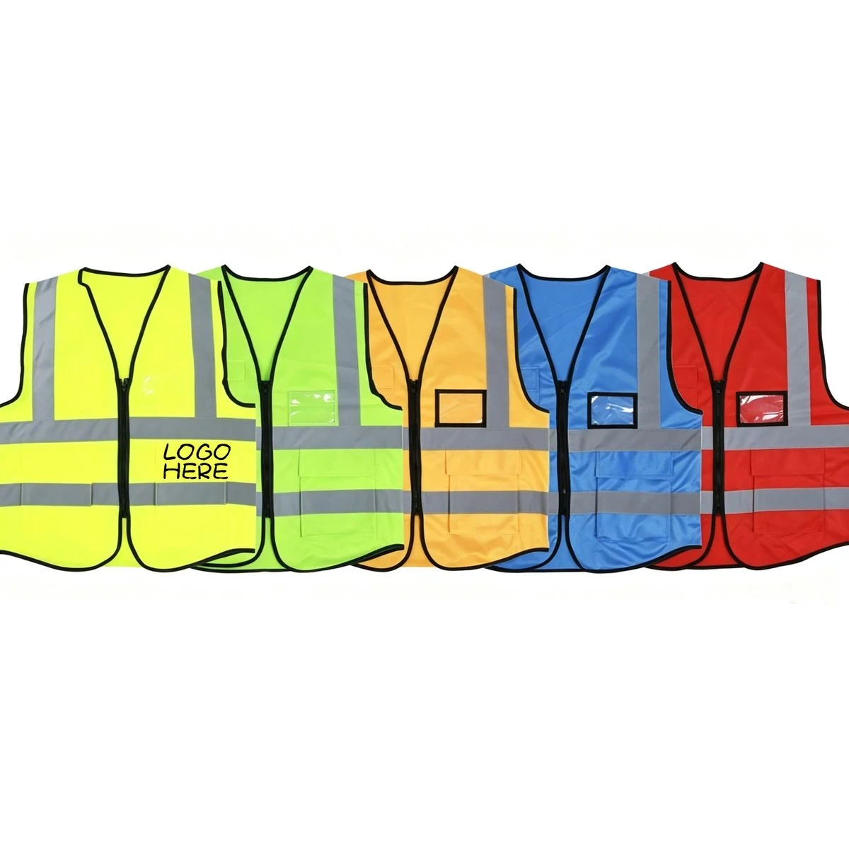 4 Pocket High Visibility Safety Vest 1