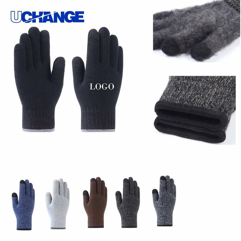 Thickened Knit Touchscreen Gloves
