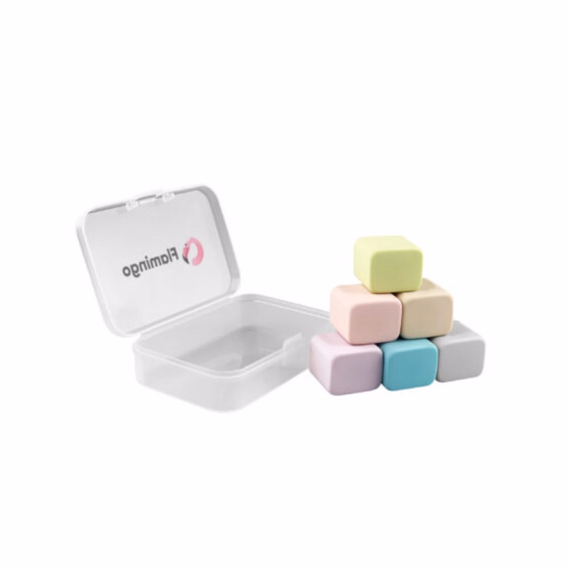 Happy Cube Rubber Eraser Set